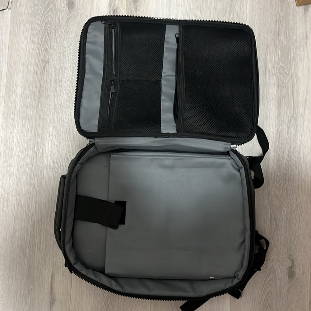 Dark Gray Backpack. - Picture 3 of 4